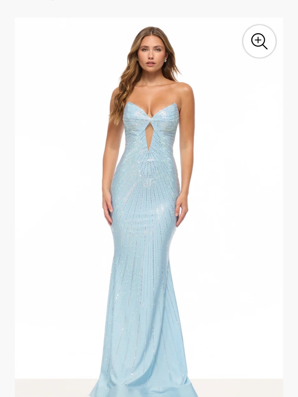 Sherri Hill Strapless Royal Blue Sequin Boutique Mermaid Prom/Homecoming Dress
